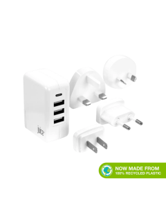 Juice 4.8 Amp Travel Juice Universal Charger, White