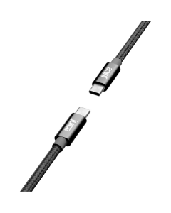  Juice USB Type-C to USB Type-C Braided 2m Charging Cable, Black