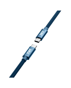  Juice USB Type-C to USB Type-C Braided 2m Charging Cable, Navy