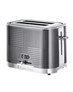 Russell Hobbs Geo Steel 2 Slice Toaster 25250 - Clearance Model