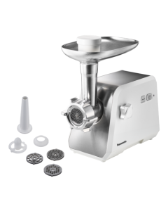 Panasonic 1700W Motor Meat Grinder with Blade Made in Japan, White - MK-GX1711WTZ