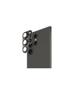 Smartix Premium Aluminum Camera Glass for Samsung S24 Ultra, Black