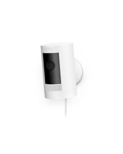 Ring Stick Up Camera Plug-In, White - Open Box