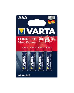 Varta Battery 4703/4 LongLife Max Power AAA 4pcs.  - 4703101404