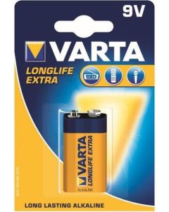 Varta Battery Long Life 9V Extra BLI 1 BAT/Alkaline - 04122101411