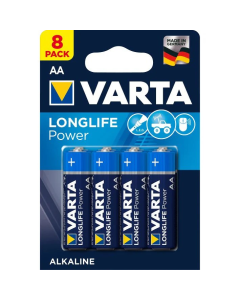 Varta Battery Long Life Power AA BLI 8 Alkaline 04906121438