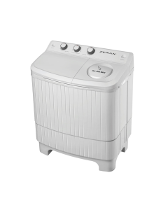 Zenan 7Kg Wash Capacity, 4Kg Spin Capacity Twin Tub Washing Machine, ZWM70-PGSA