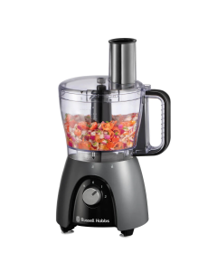 Russell Hobbs Desire Charcoal 2 in 1 Food Processor & Blender 600W, Black - 27111