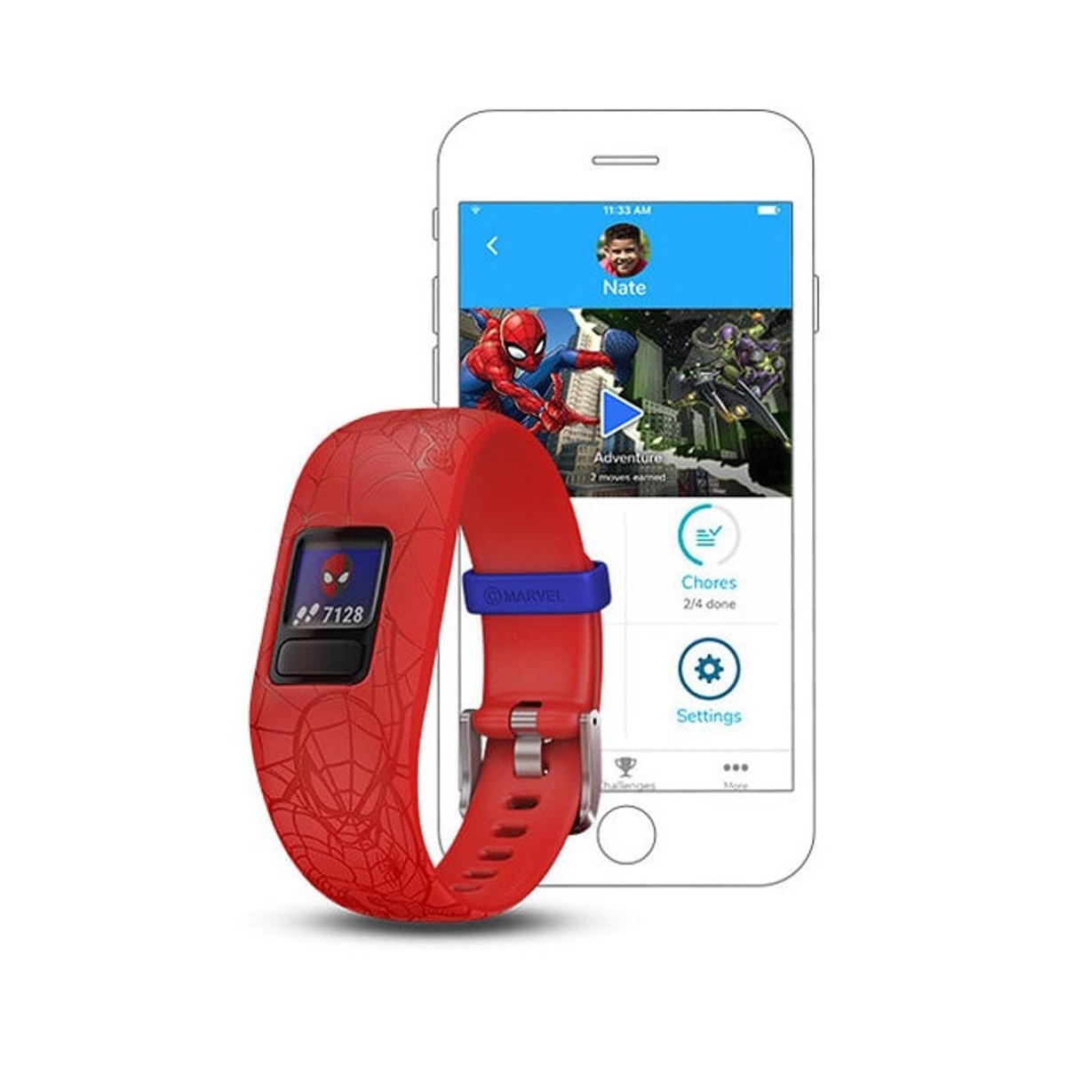 Garmin spider man watch black hot sale