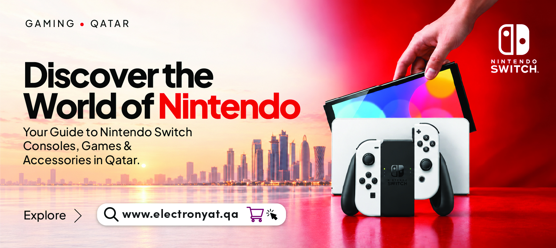 Nintendo Switch: The Perfect Console for Gaming Anytime, anywhere.