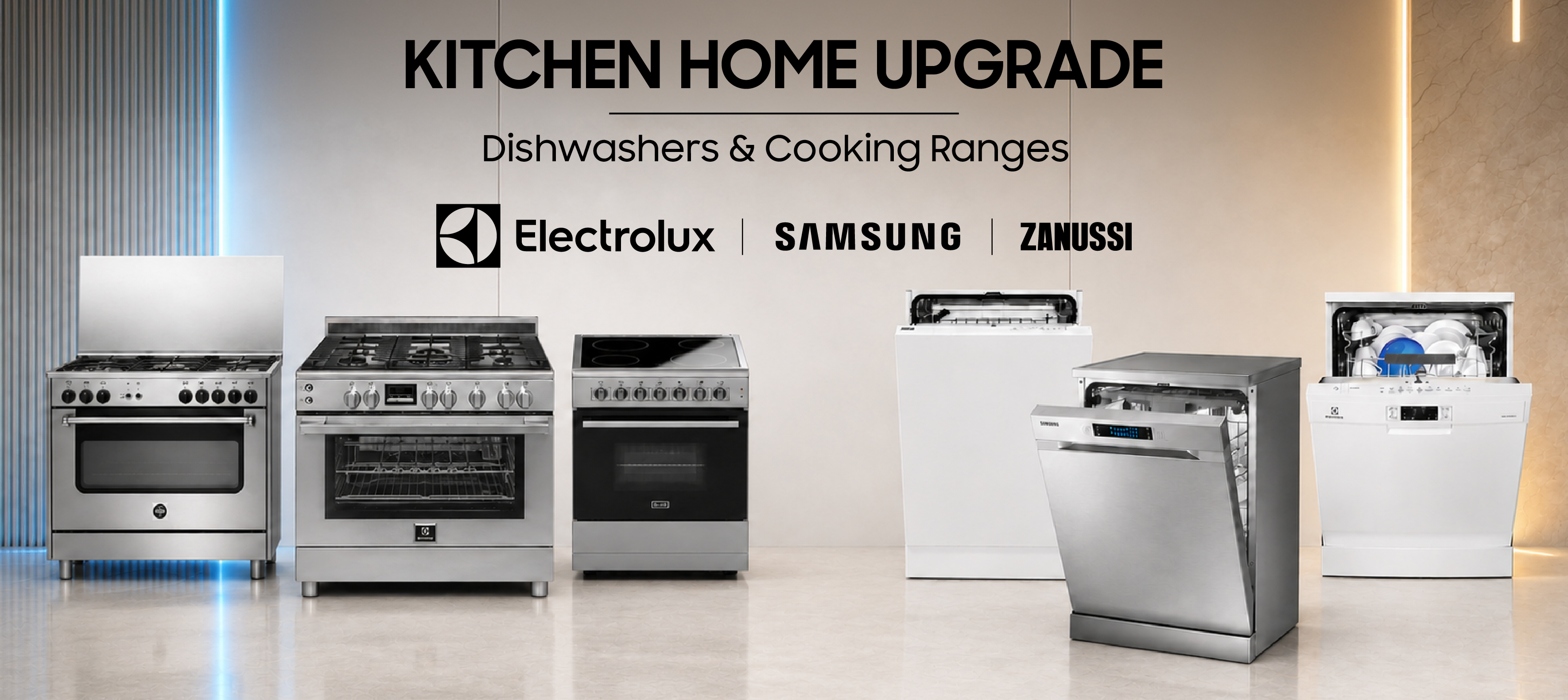 Kitchen & Home Upgrade: Dishwashers, Cooking Ranges & Dyson